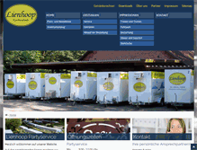 Tablet Screenshot of partyservice-lienhoop.de